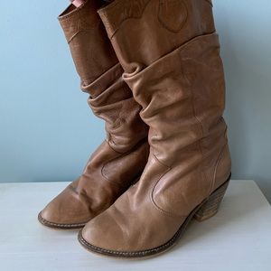 Steve Madden leather western boots